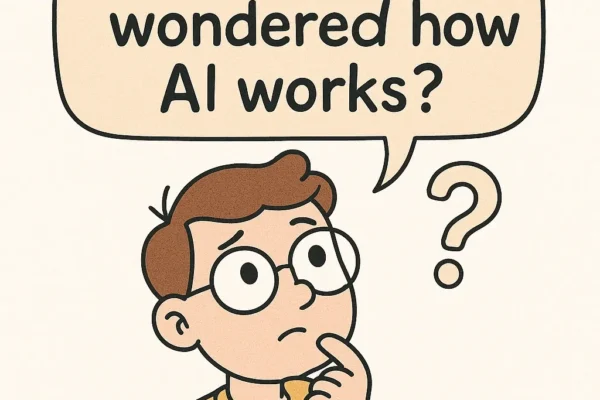 Have you wander how AI works? Lecture 1 Foundations of Artificial Intelligence illustrated through a conceptual diagram showing AI types, system components, and learning models.