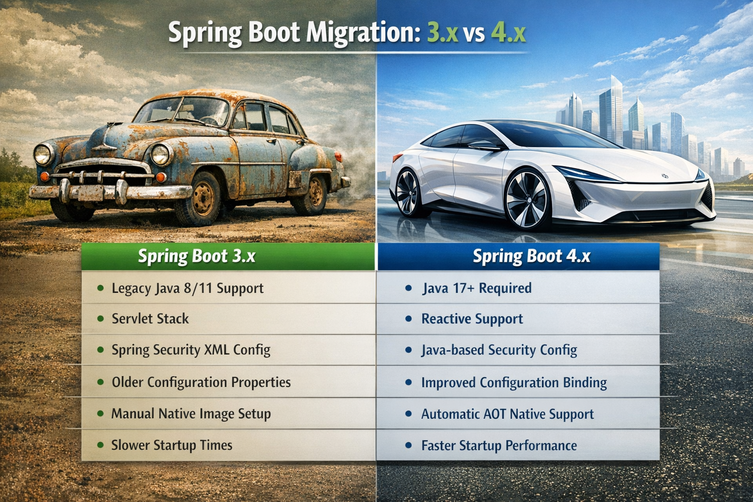 Spring Boot Migration Metaphor